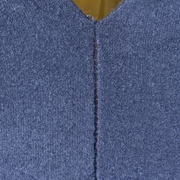 Theory Navy Blue Tank Top Deep V-Neck Size Medium - Picture 6 of 9